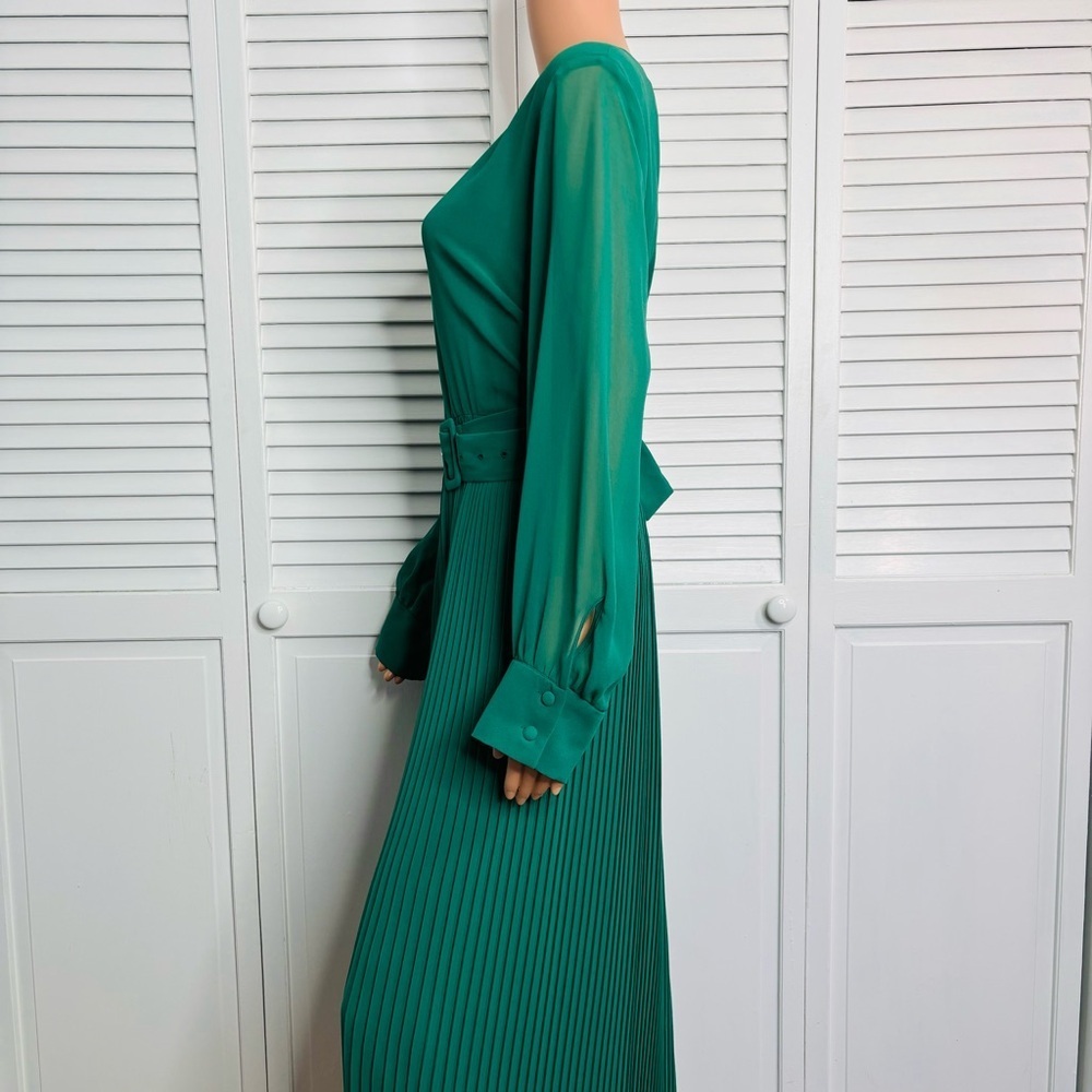 ZARA Green Pleated Jumpsuit Size XXL❗️PRICE IS FIRM❗️ - Picture 6 of 12